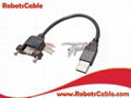 Panel Mount USB Cable 2