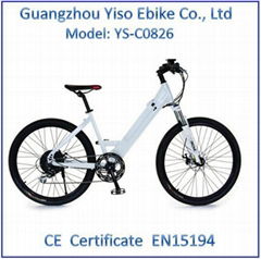 Urban lady electric bicycles with 250 watt 8 fun motor