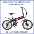 electric bike factory with 250w folding