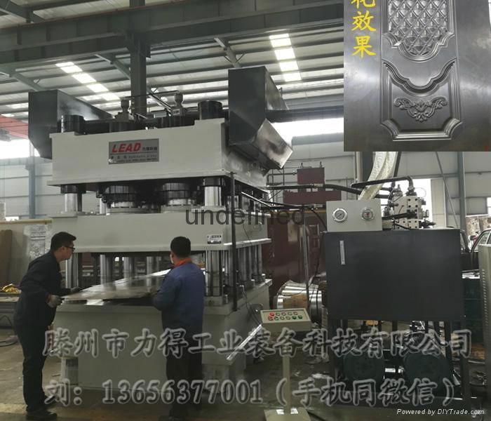 Large iron door door embossing machine equipment 3