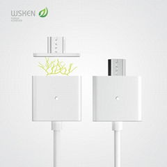  WSKEN metal magnetic cable for mirco usb