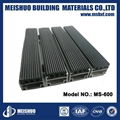 New design Aluminum Dustproof rubber entrance mat for Heavy traffic area