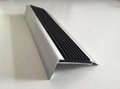 China rubber stair nosing suppliers with long lifetime pvc inserts