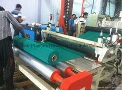 3D hollow base drainage mat production line and technology