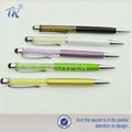 Beautiful Designe Crystal Touch Pen, Accept Customization And Logo Print