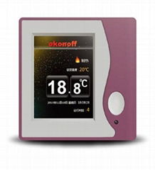 Color screen thermostat 