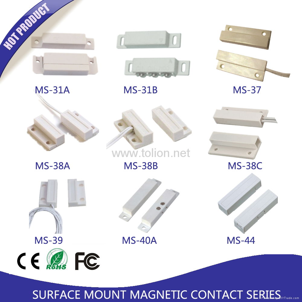 TOLION MS38A surface mount magnetic contact with CE ROHS FCC certificates for do 4