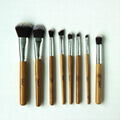 Sofeel 11pcs bamboo makeup brush set  2