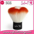 Face makeup flower kabuki brush with