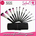 12pcs makeup brush set synthetic hair  1