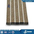 Concrete non slip carborundum stair nose for sidewalk safety