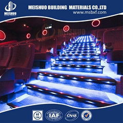 Modern luminous abrasive no slip oriental stair treads with LED