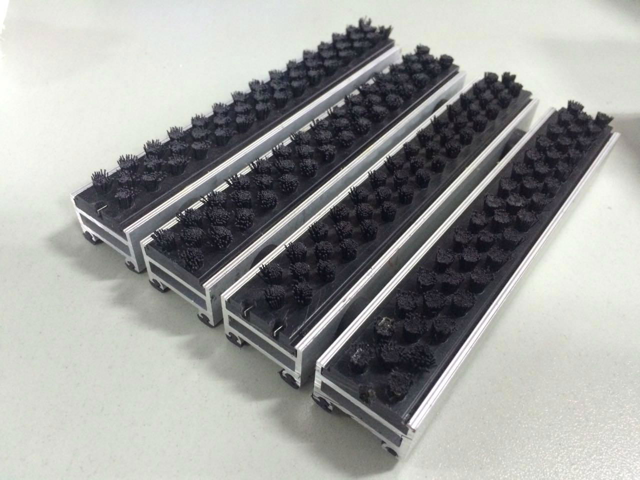 Outdoor entrance docration anti slip aluminum rubber carpet mat 3