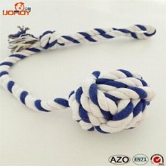 China supplier cotton rope ball pet toys for dog