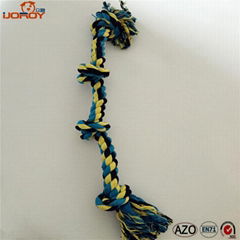 4 Knotted Rope Dog Toy Bone Pet Products