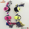 Cotton Rope Pet Dog Toys WithTennis Ball