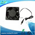 large air flow 12038 240v dc/ac cooling fan