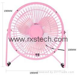 3/6inch min usb fan 5