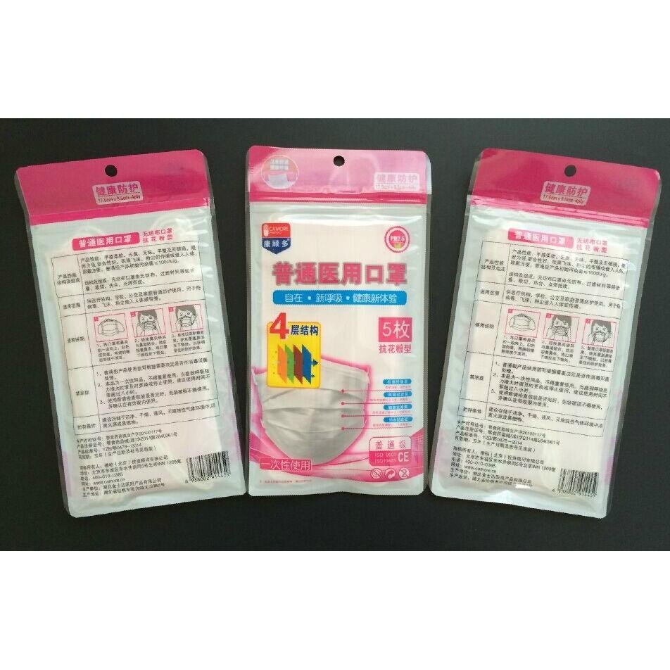 Surgical non woven disposable 2py 3ply 4ply colorful face mask China supplier