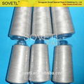 Anti-static sewing thread for