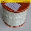 Heat resistant glass fiber rope from