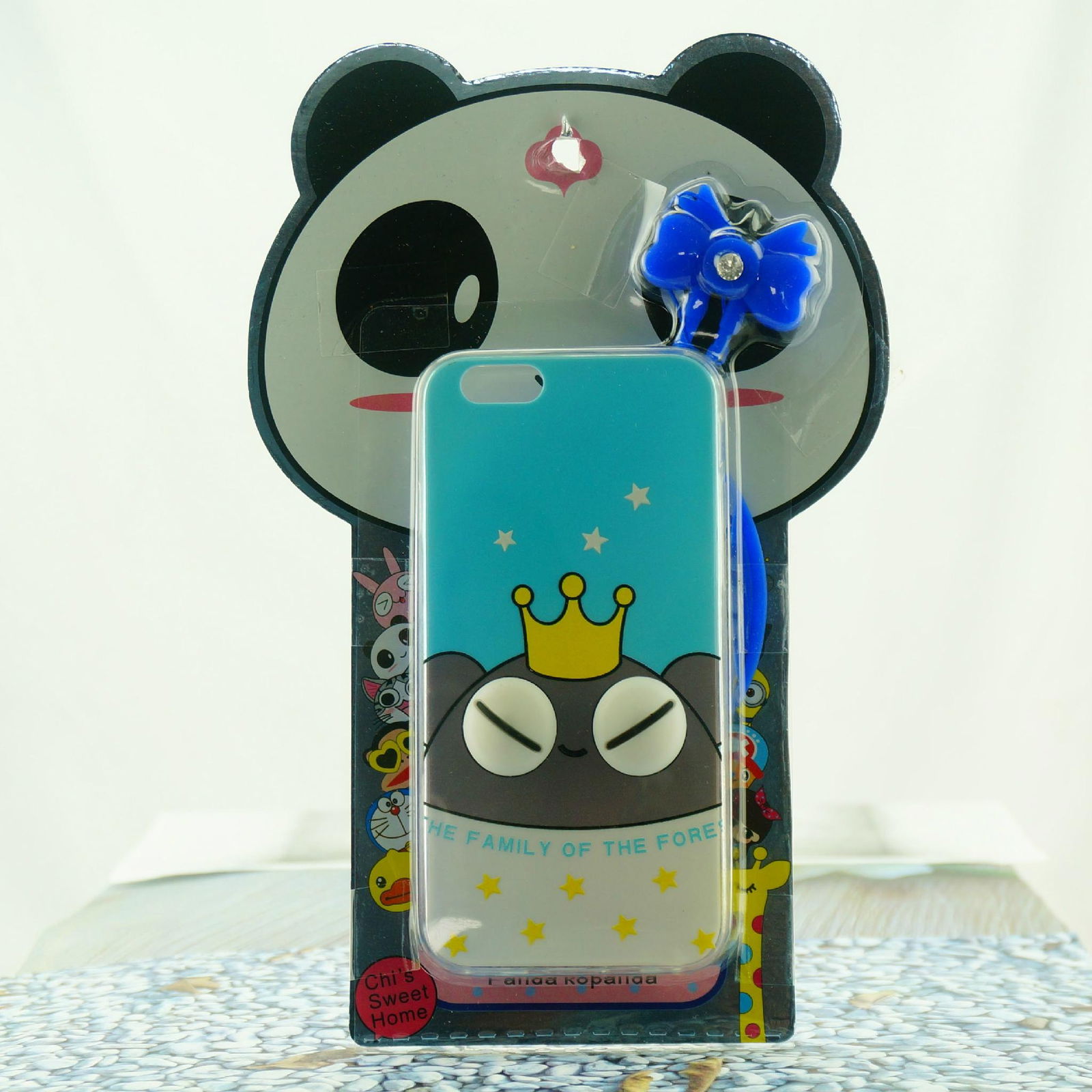 Cartoon plastic phone case for iphone 6 plus  3