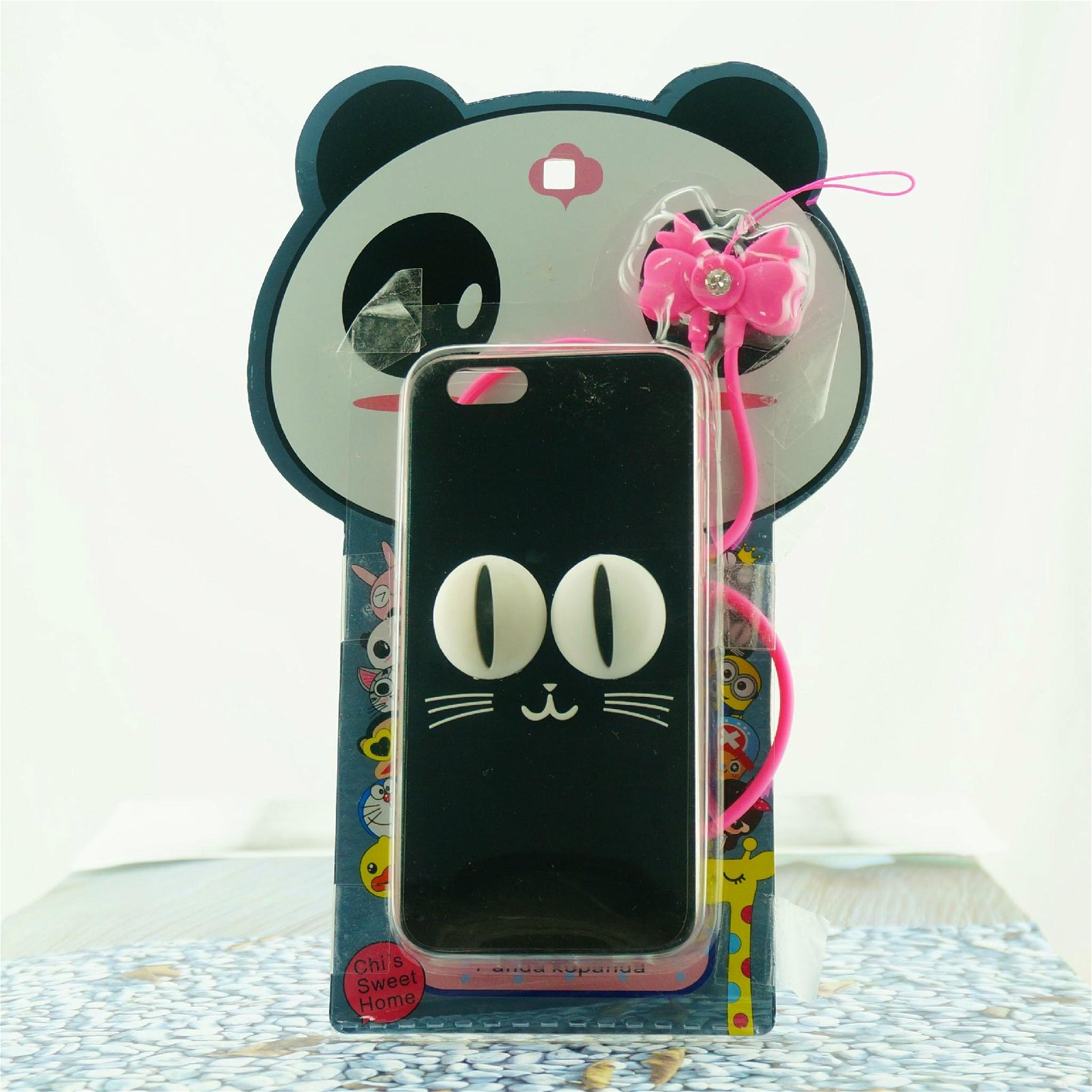 Cartoon plastic phone case for iphone 6 plus  4