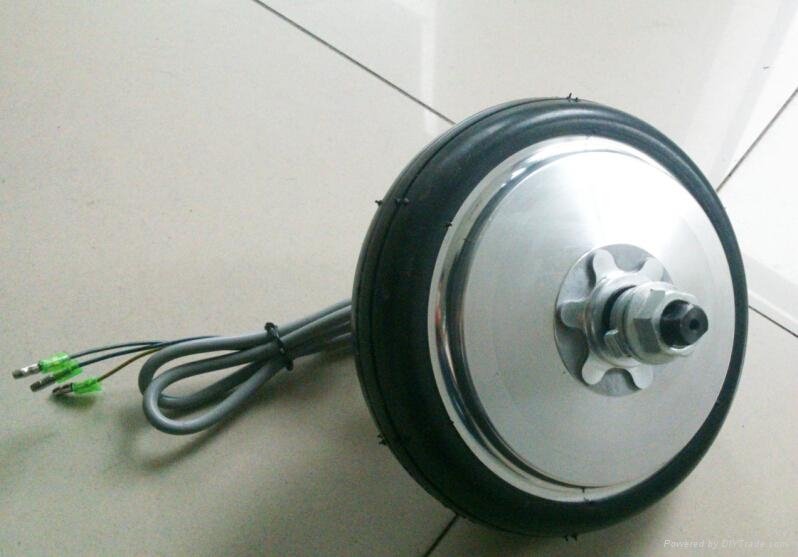 6 inch brushless gear electric scooter hub motor