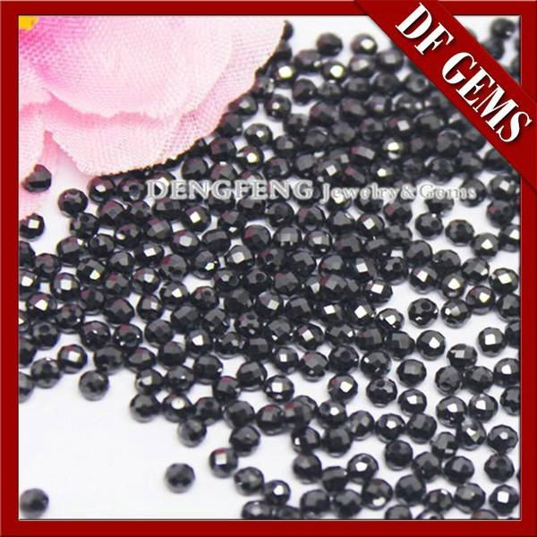 synthetic faceted cut ball shape cubic zirconia beads