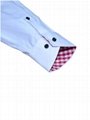 Latest design regular fit button down collar cotton solid men shirt  1