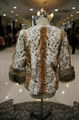 Women's printed fur short luxury coat