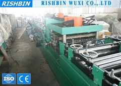 Hydraulic Cutting Automatic C Shaped Purlin Roll Forming Machine 30 m / min Spee