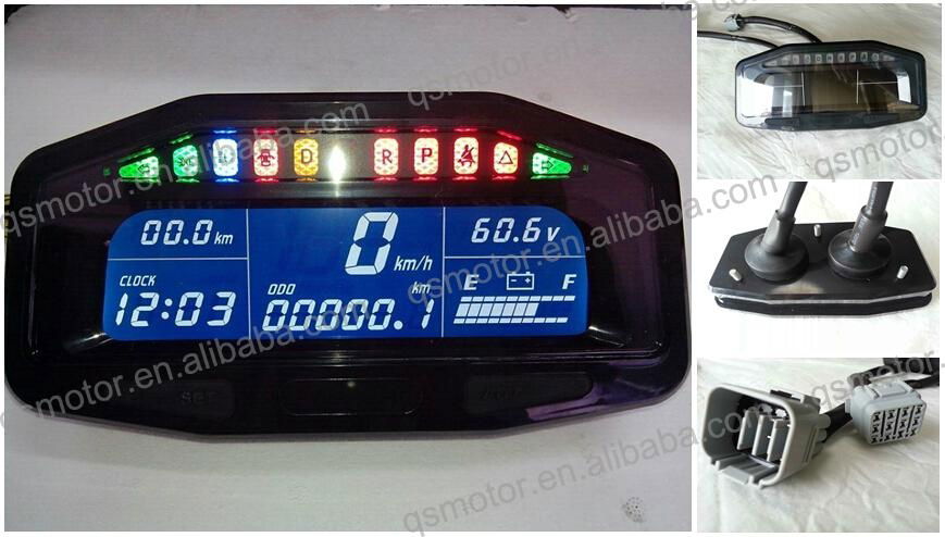 Electric Car Speedometer 48v to 96v for E-car Speedometer