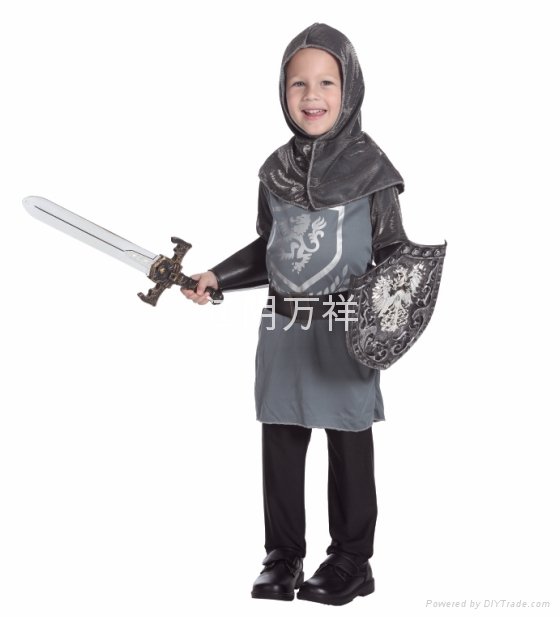 The Black Knight Boys Medieval Halloween Costume