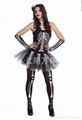 Halloween skeleton costume adult party fancy dress for women 1