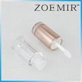 New clear round lip gloss cosmetic packaging good in touch for fashionable girls 2