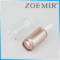 New clear round lip gloss cosmetic packaging good in touch for fashionable girls 1