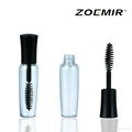 Empty plastic transparent mascara tube/ plastic cosmetic packaging tubes 1