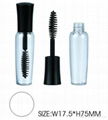 Empty plastic transparent mascara tube/ plastic cosmetic packaging tubes 2