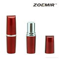 Professional manufacture cosmetic packaging ladys red lipstick container 1