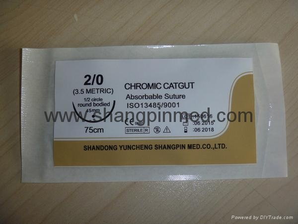 Chromic Catgut Medical Suture USP2/0 2