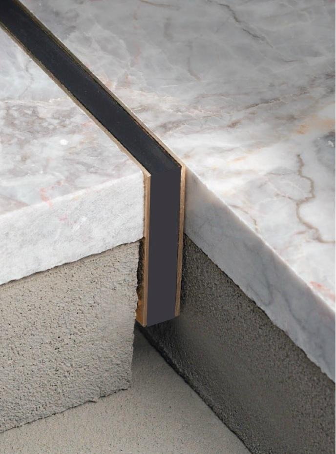Movement Joint Natural Brass and EPDM