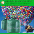 Disposable helium cylinder