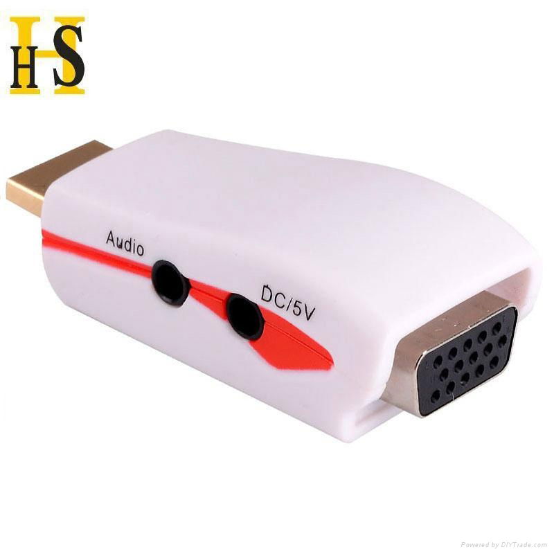 high quality hdmi to adaptor male to female for projector etc hdmi to vga adapte
