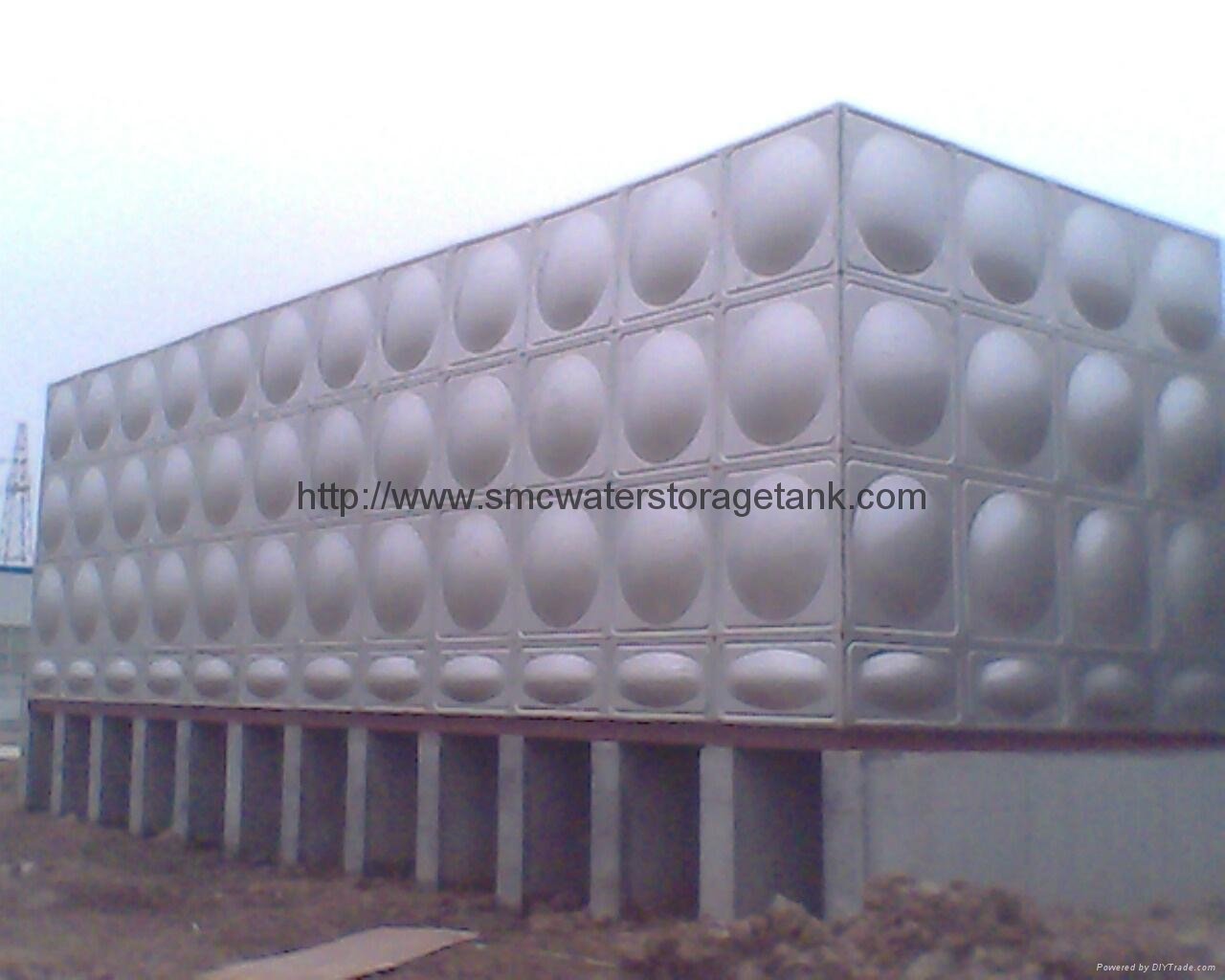SMC  GRP Sectional Water Storage Tank 5