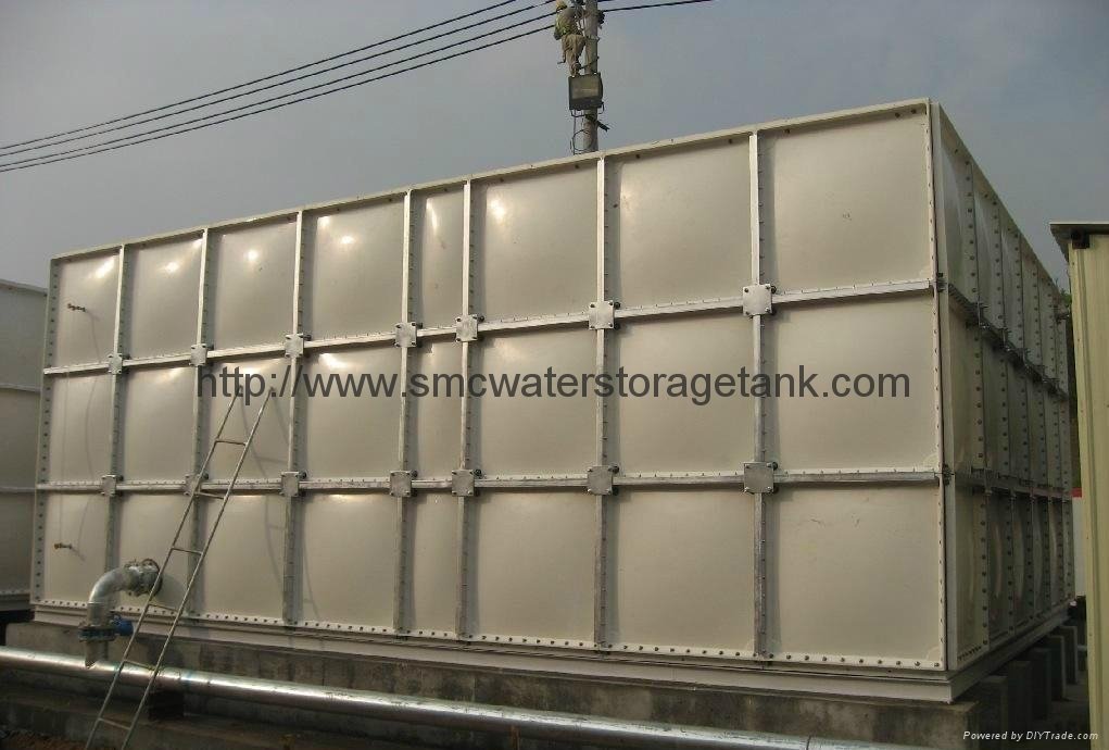 High quality SMC FRP GRP water tank with the best price Glass fiber water tank 2
