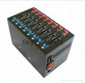 8 ports Professional gsm gprs sms modem pool with original wavecom q2403 module 1