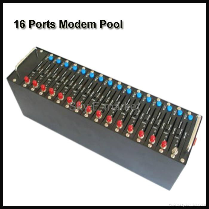  Dual-band 16 Ports GSM USB Modem pool with Free Sms Software for Bulk Sms send 3