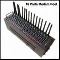 2015 New arrival Good Quality 16 ports GSM Modem Pool Wavecom Q24 plus 2