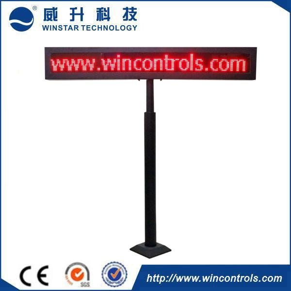 Outdoor RED Parking guidance LED Display for car parking lot available